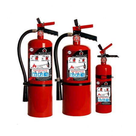 EXTINTOR PQS (POLVO QUIMICO SECO)