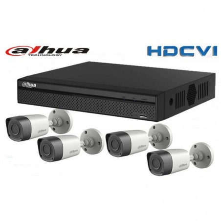 KIT DVR 04 CAMARAS HD 720P